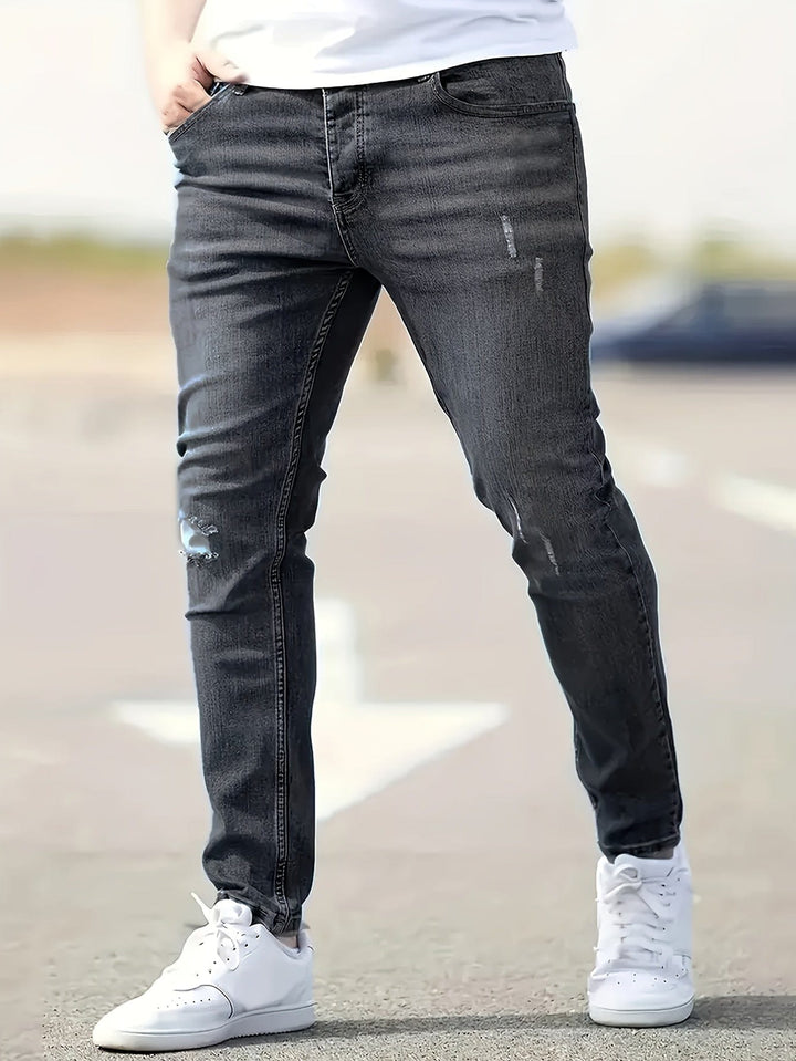 Alex - Modische Slim Fit Jeans mit Destroyed-Effekten
