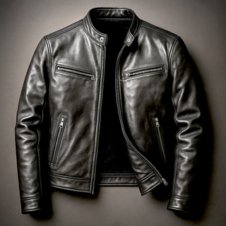 Rafael Retro Leather Jacket