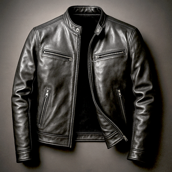 Rafael Retro Leather Jacket