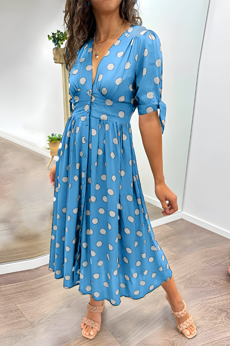 Noria™ | Stilvolles Punktkleid