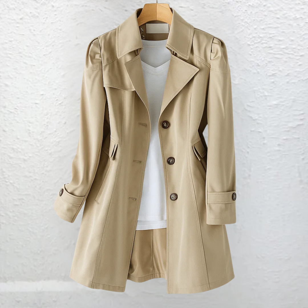 Cera™ Classic Vintage Trench Coat
