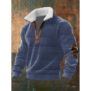 Tobias | ThermoSoft | Fleece Pullover mit Stehkragen