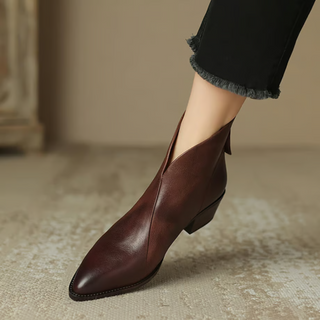 Eirae™ | Zeitgemäße Leder-Ankle Boots