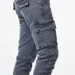 LAURENT MONACO | Herren Cargo-Jeans aus Denim