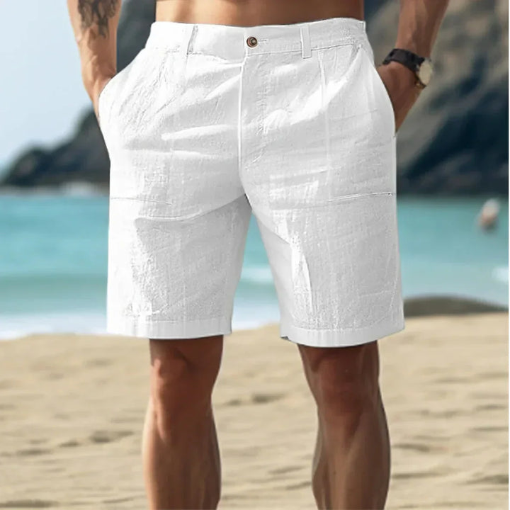 LAURENT MONACO | Herren Sommer-Linen Shorts