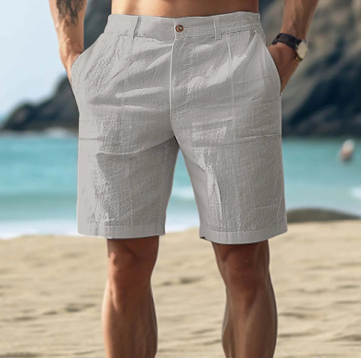 LAURENT MONACO | Herren Sommer-Linen Shorts