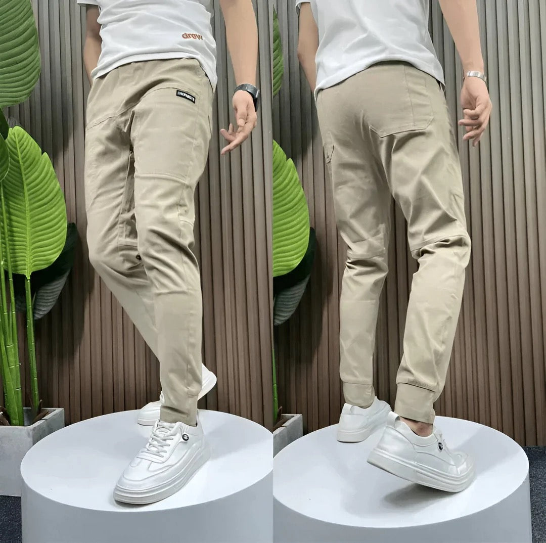 LAURENT MONACO | Premium Elastische Herren Cargo-Hosen