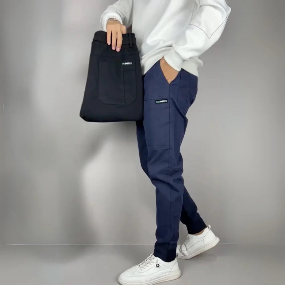 LAURENT MONACO | Premium Elastische Herren Cargo-Hosen