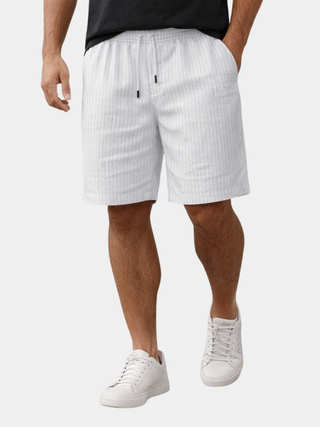 LAURENT MONACO | Herren Leinen-Sommershorts