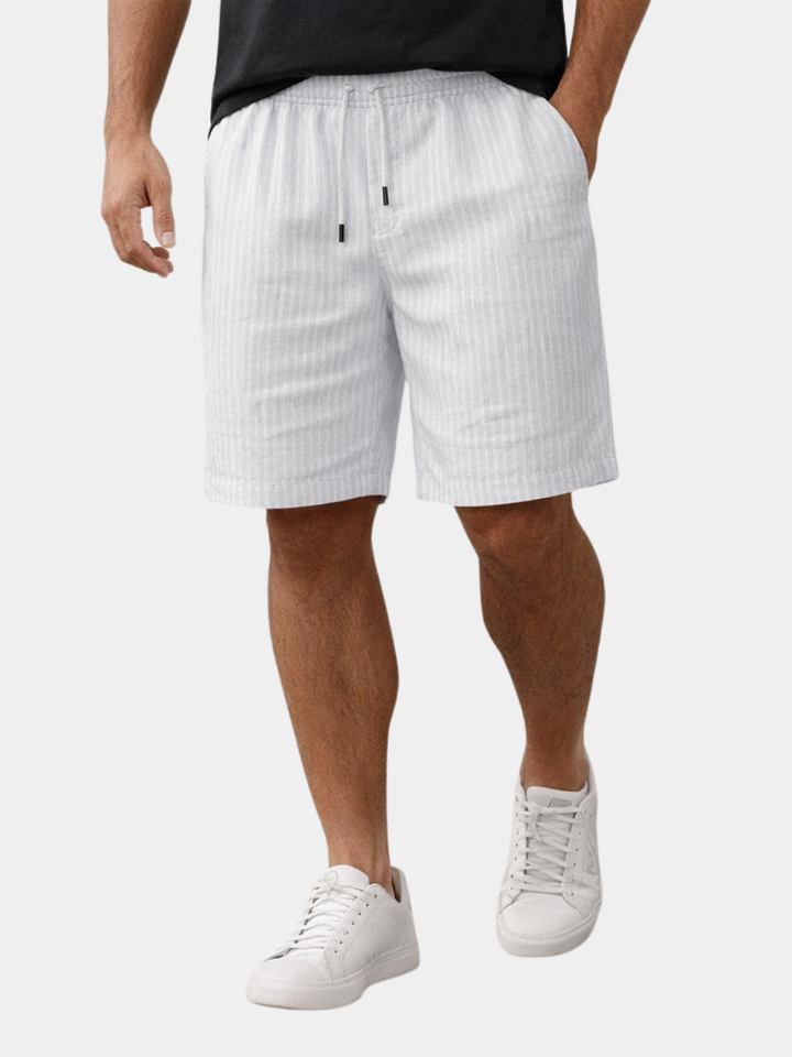LAURENT MONACO | Herren Leinen-Sommershorts