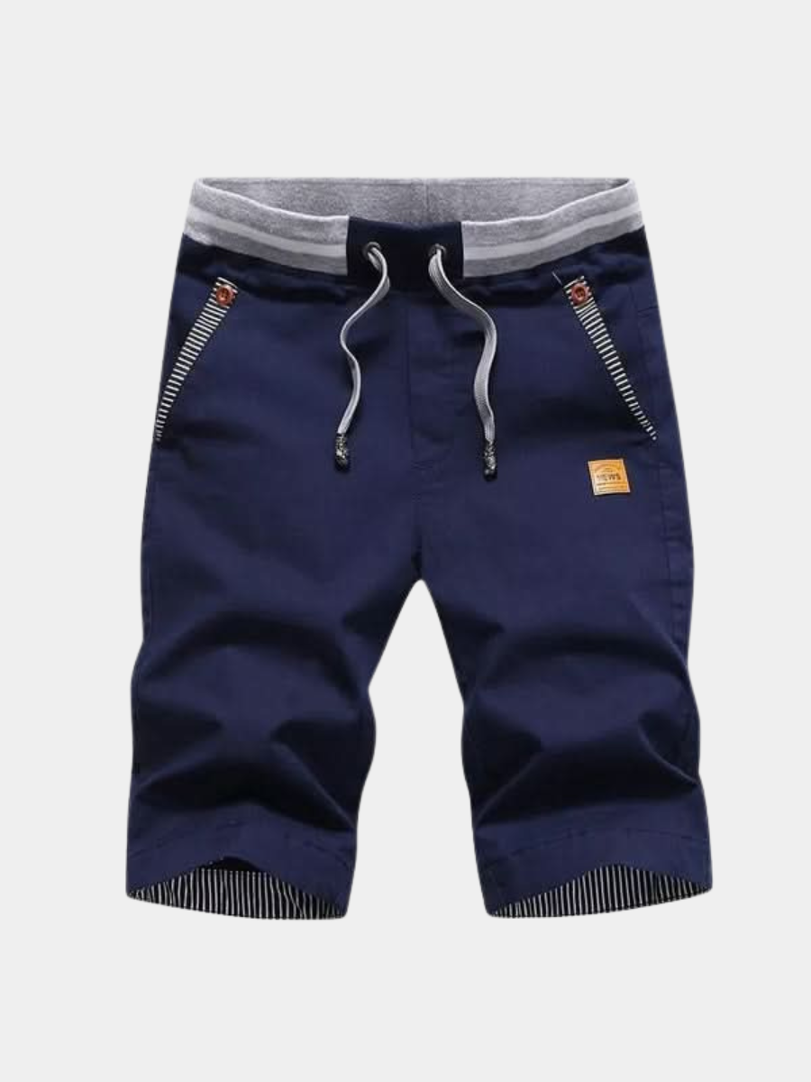LAURENT MONACO | Herren Chino-Shorts mit Kordelzug