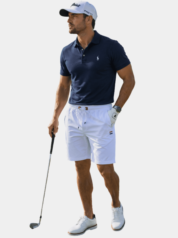 LAURENT MONACO | Herren Sportshorts mit Kordelzug