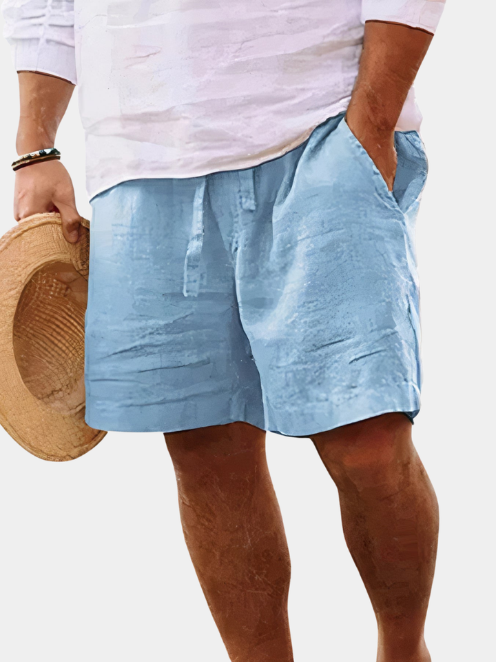 LAURENT MONACO | Herren Sommer Shorts aus Leinen