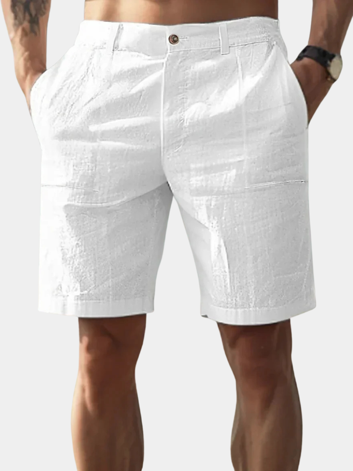 LAURENT MONACO | Herren Sommer-Linen Shorts