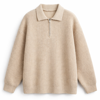 Ruben | Pullover mit Viertel-Reißverschluss