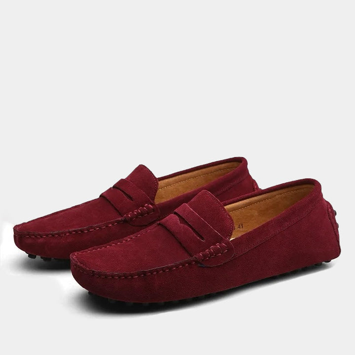 LAURENT MONACO | HERREN MODERNE SUEDE PENNY LOAFERS