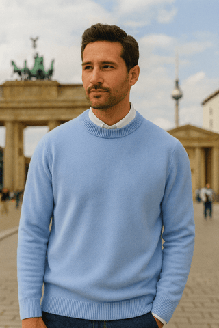 Thomas | Eleganter Pullover mit modernem geometrischen Design