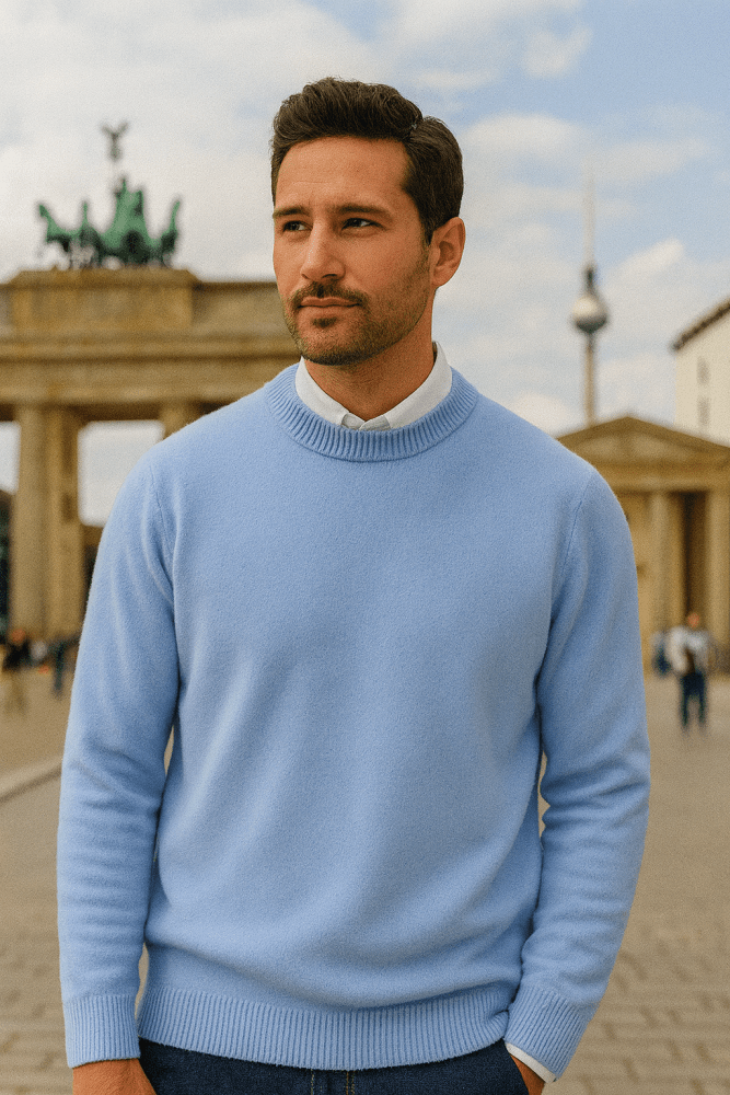Thomas | Eleganter Pullover mit modernem geometrischen Design
