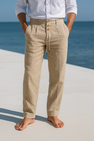 MATTEO | Leichte Sommerhose aus Leinen