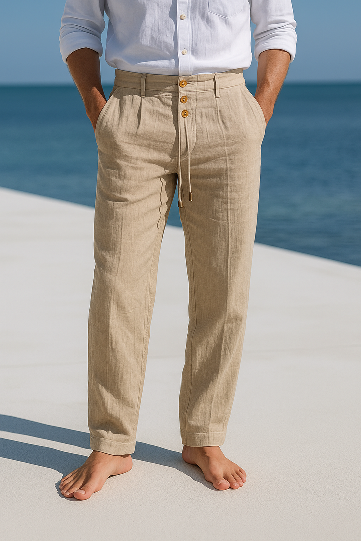 MATTEO | Leichte Sommerhose aus Leinen