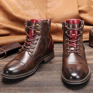 LAURENT MONACO | OXFORD ANKLE BOOTS
