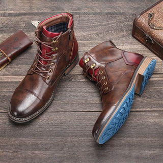 LAURENT MONACO | OXFORD ANKLE BOOTS