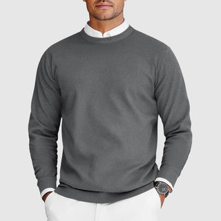 Elias | Eleganter Zeitloser Rundhals-Pullover