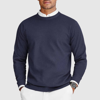 Elias | Eleganter Zeitloser Rundhals-Pullover