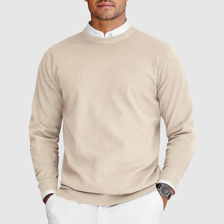 Elias | Eleganter Zeitloser Rundhals-Pullover