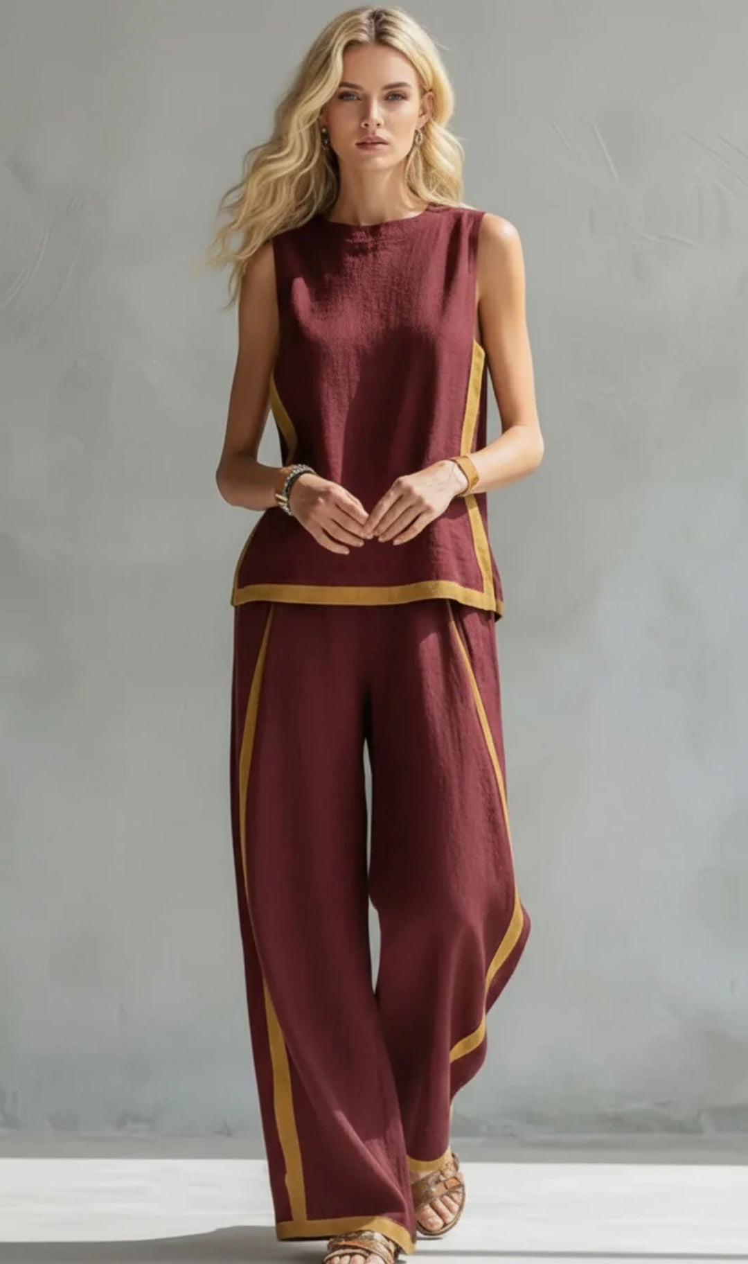 Velora | Eleganter Anzug aus Baumwolle und Leinen