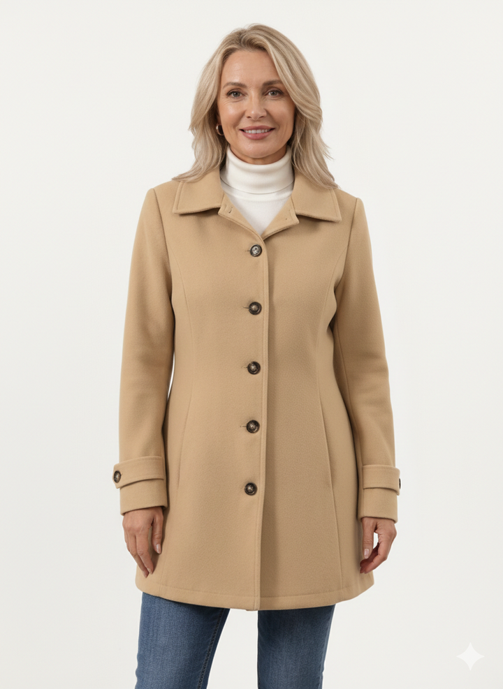Donna™ - Mid-Length Wool Coat