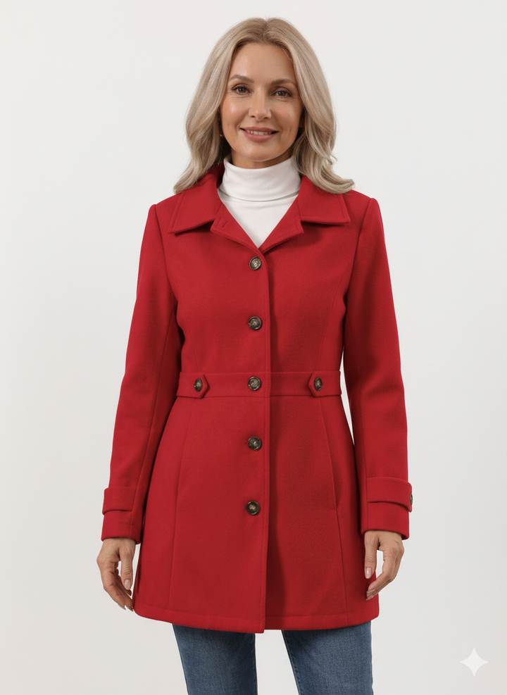 Donna™ - Mid-Length Wool Coat
