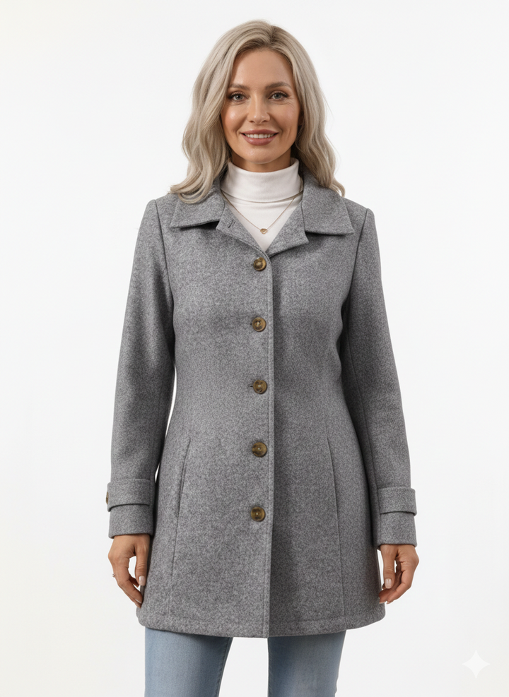 Donna™ - Mid-Length Wool Coat