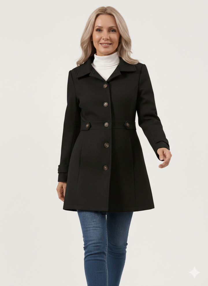 Donna™ - Mid-Length Wool Coat