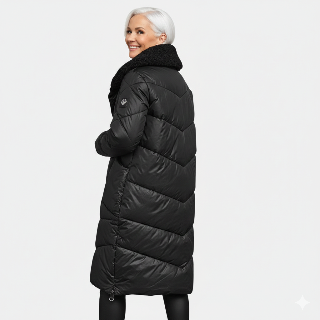 Tiffany™ - Langer gesteppter Wintermantel für Damen