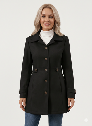 Donna™ - Mid-Length Wool Coat