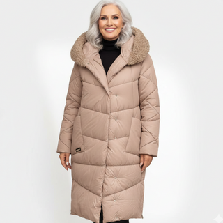 Tiffany™ - Langer gesteppter Wintermantel für Damen