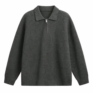Ruben | Pullover mit Viertel-Reißverschluss