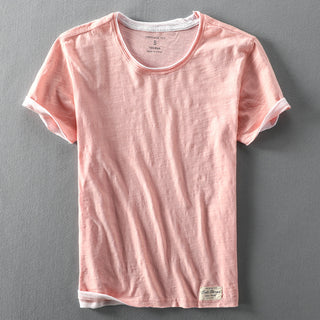 Cali Kurzarm-Baumwollshirt
