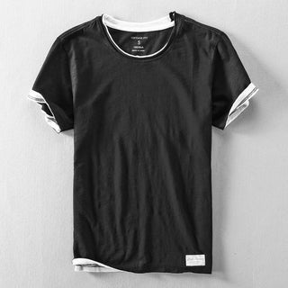Cali Kurzarm-Baumwollshirt