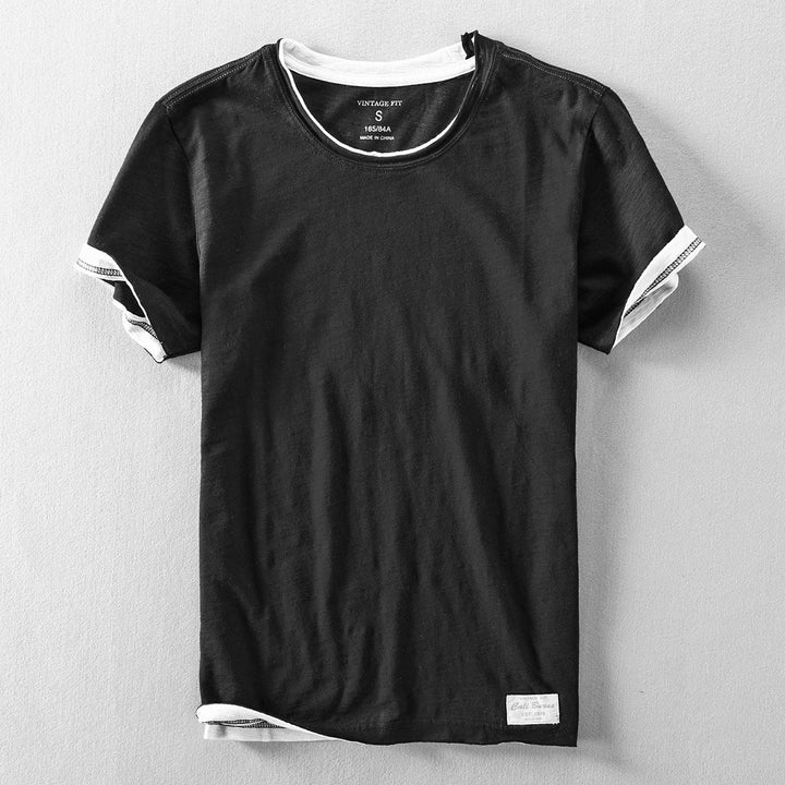 Cali Kurzarm-Baumwollshirt