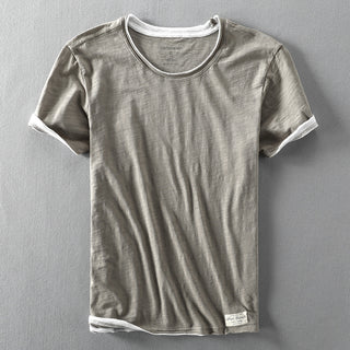 Cali Kurzarm-Baumwollshirt