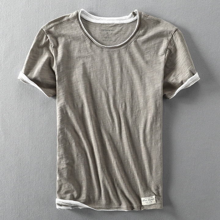 Cali Kurzarm-Baumwollshirt