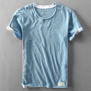 Cali Kurzarm-Baumwollshirt