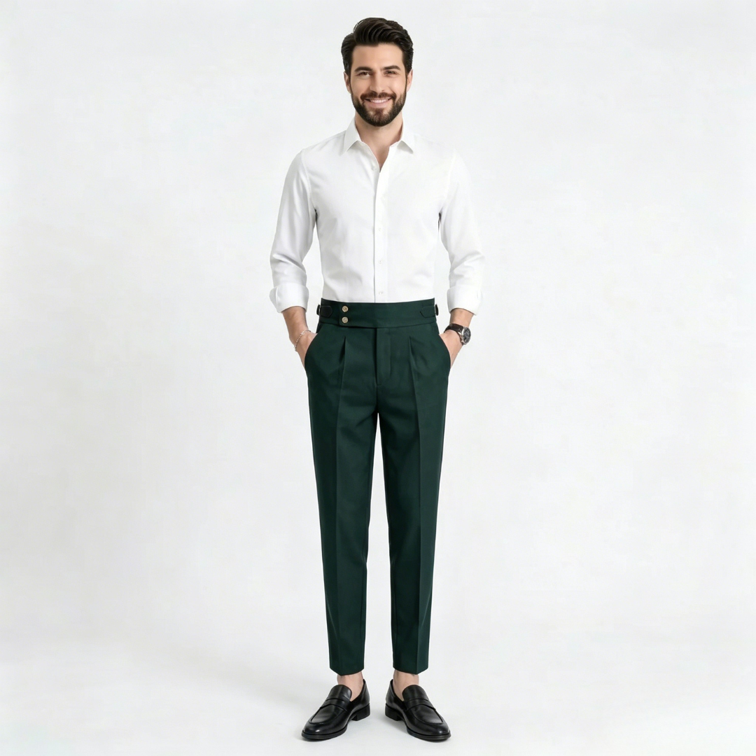 LAURENT MONACO | Herren Hochtaillierte Hosen