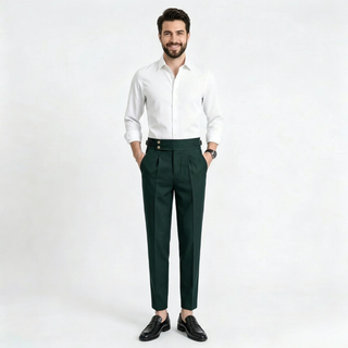LAURENT MONACO | Herren Hochtaillierte Hosen