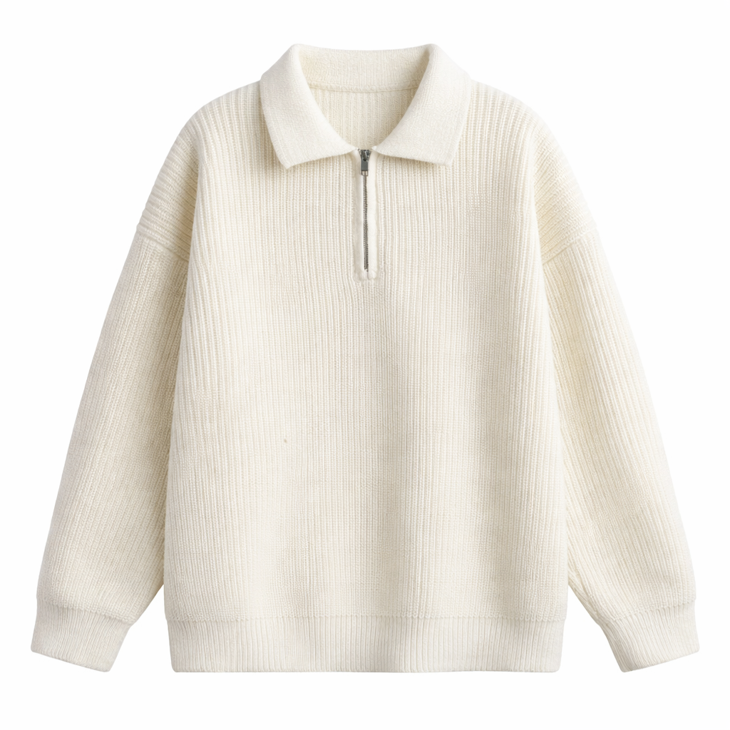 Ruben | Pullover mit Viertel-Reißverschluss