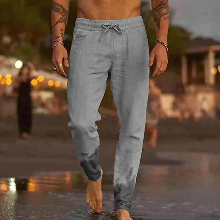 Leinen Strandhose für den perfekten Sommerlook