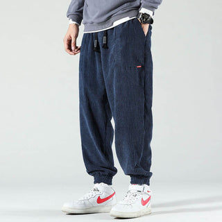 Herren Baumwollcord Jogginghose