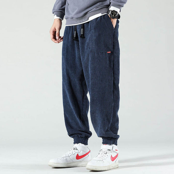 Herren Baumwollcord Jogginghose